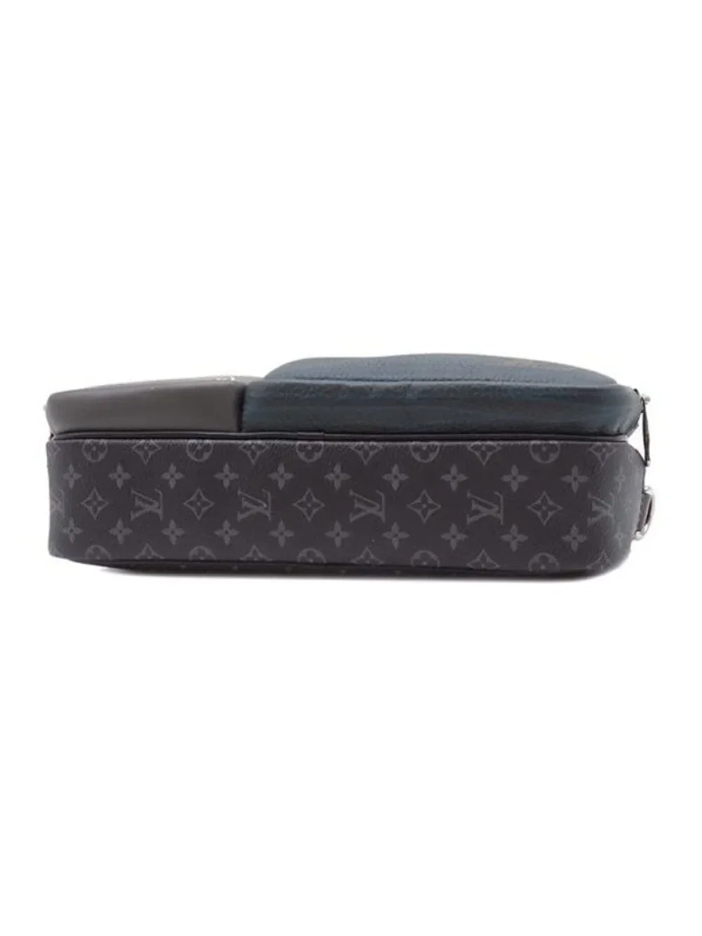 Louis Vuitton 2-Way Bag Messenger Multi Pocket Monogram Eclipse Leather Black